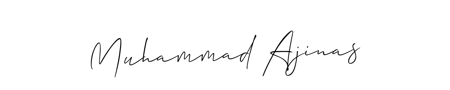 This is the best signature style for the Muhammad Ajinas name. Also you like these signature font (Allison_Script). Mix name signature. Muhammad Ajinas signature style 2 images and pictures png