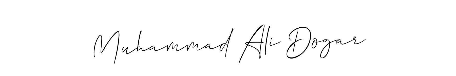 Make a short Muhammad Ali Dogar signature style. Manage your documents anywhere anytime using Allison_Script. Create and add eSignatures, submit forms, share and send files easily. Muhammad Ali Dogar signature style 2 images and pictures png