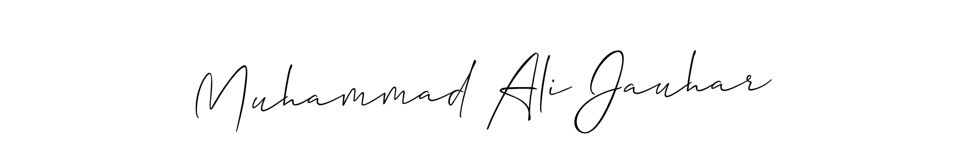 Make a beautiful signature design for name Muhammad Ali Jauhar. Use this online signature maker to create a handwritten signature for free. Muhammad Ali Jauhar signature style 2 images and pictures png