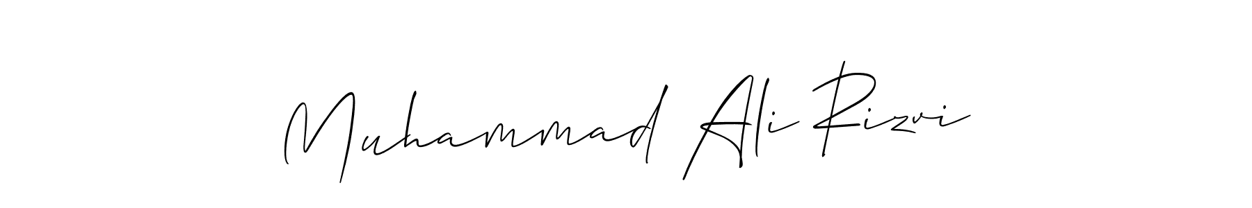 Also we have Muhammad Ali Rizvi name is the best signature style. Create professional handwritten signature collection using Allison_Script autograph style. Muhammad Ali Rizvi signature style 2 images and pictures png