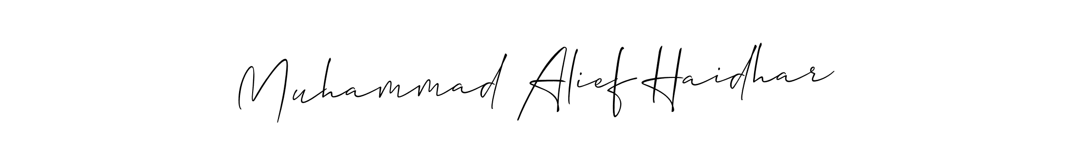 You can use this online signature creator to create a handwritten signature for the name Muhammad Alief Haidhar. This is the best online autograph maker. Muhammad Alief Haidhar signature style 2 images and pictures png