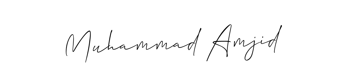 Make a beautiful signature design for name Muhammad Amjid. Use this online signature maker to create a handwritten signature for free. Muhammad Amjid signature style 2 images and pictures png