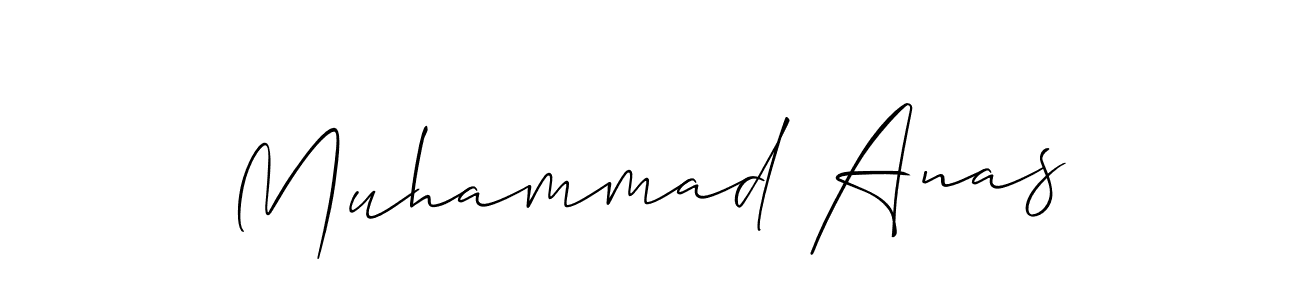 The best way (Allison_Script) to make a short signature is to pick only two or three words in your name. The name Muhammad Anas include a total of six letters. For converting this name. Muhammad Anas signature style 2 images and pictures png