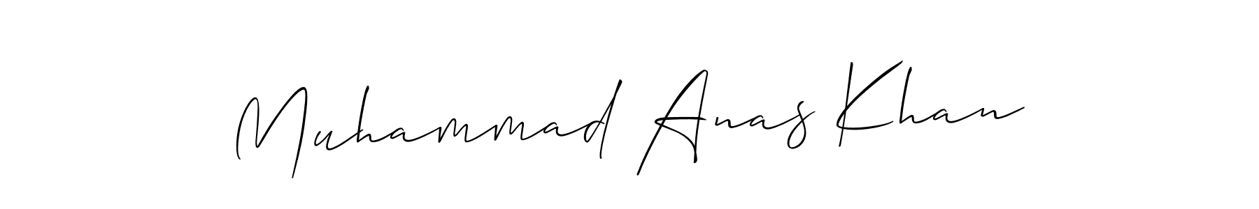 Create a beautiful signature design for name Muhammad Anas Khan. With this signature (Allison_Script) fonts, you can make a handwritten signature for free. Muhammad Anas Khan signature style 2 images and pictures png