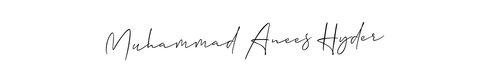 Best and Professional Signature Style for Muhammad Anees Hyder. Allison_Script Best Signature Style Collection. Muhammad Anees Hyder signature style 2 images and pictures png
