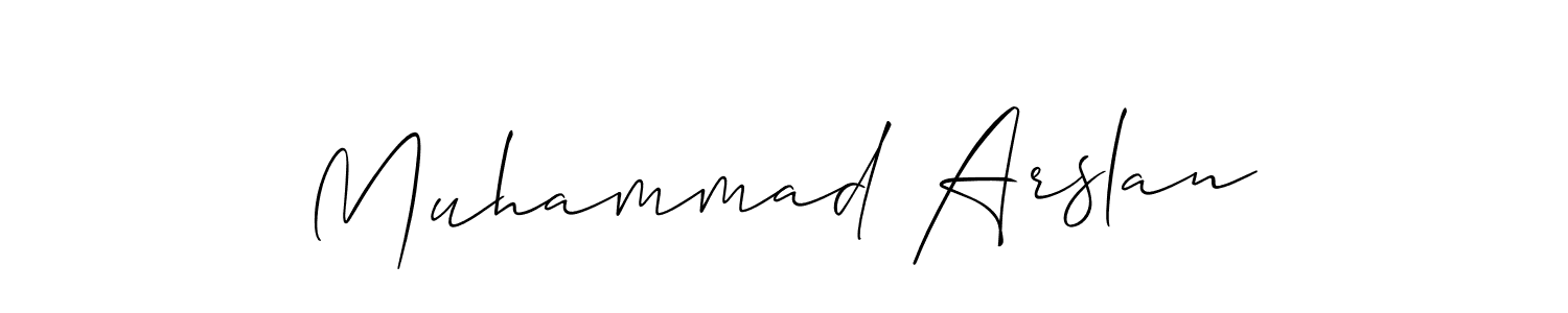 How to Draw Muhammad Arslan signature style? Allison_Script is a latest design signature styles for name Muhammad Arslan. Muhammad Arslan signature style 2 images and pictures png