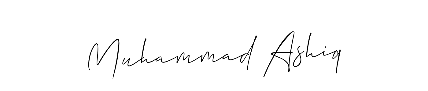 How to make Muhammad Ashiq signature? Allison_Script is a professional autograph style. Create handwritten signature for Muhammad Ashiq name. Muhammad Ashiq signature style 2 images and pictures png