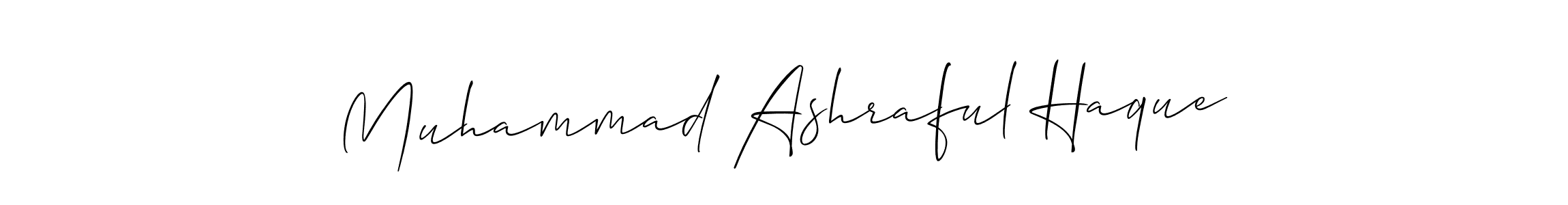 Similarly Allison_Script is the best handwritten signature design. Signature creator online .You can use it as an online autograph creator for name Muhammad Ashraful Haque. Muhammad Ashraful Haque signature style 2 images and pictures png