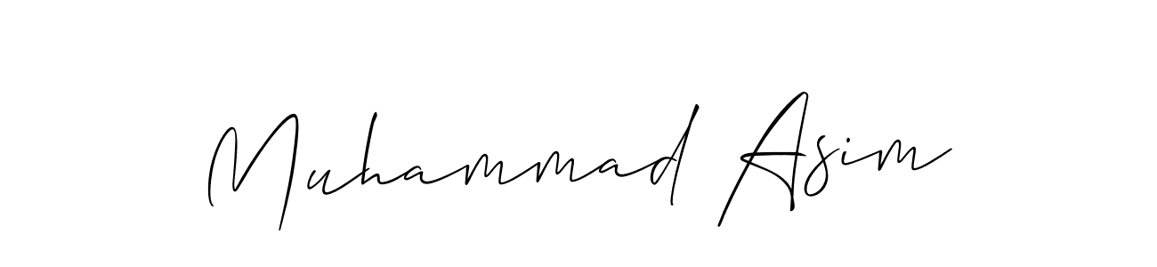 This is the best signature style for the Muhammad Asim name. Also you like these signature font (Allison_Script). Mix name signature. Muhammad Asim signature style 2 images and pictures png
