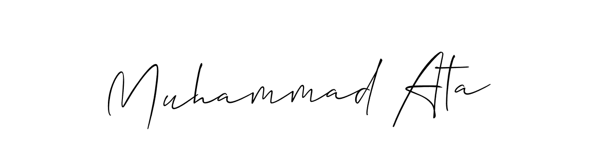 Best and Professional Signature Style for Muhammad Ata. Allison_Script Best Signature Style Collection. Muhammad Ata signature style 2 images and pictures png