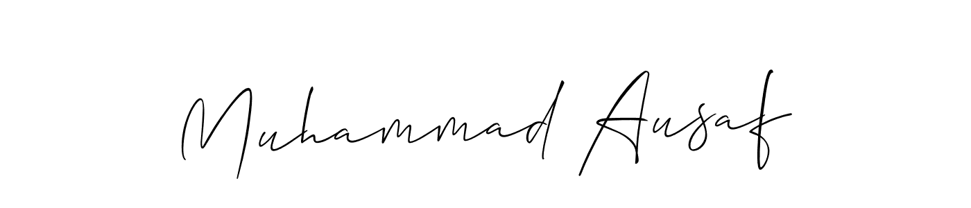 Make a short Muhammad Ausaf signature style. Manage your documents anywhere anytime using Allison_Script. Create and add eSignatures, submit forms, share and send files easily. Muhammad Ausaf signature style 2 images and pictures png