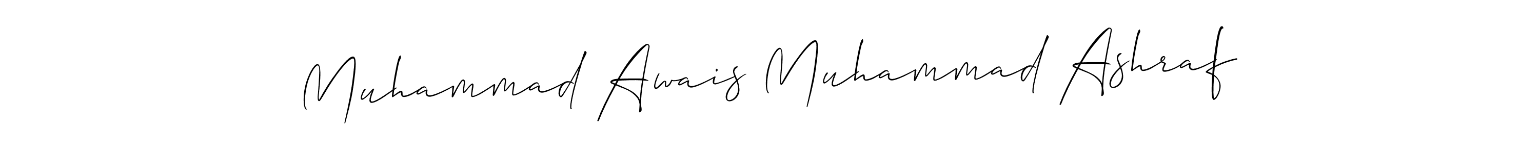 Design your own signature with our free online signature maker. With this signature software, you can create a handwritten (Allison_Script) signature for name Muhammad Awais Muhammad Ashraf. Muhammad Awais Muhammad Ashraf signature style 2 images and pictures png