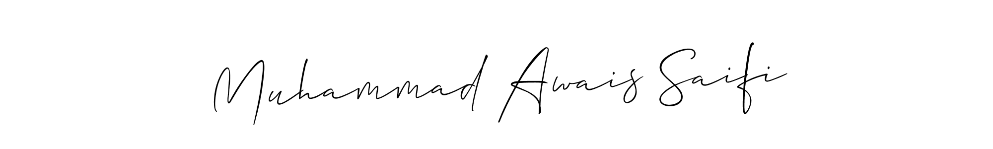 Similarly Allison_Script is the best handwritten signature design. Signature creator online .You can use it as an online autograph creator for name Muhammad Awais Saifi. Muhammad Awais Saifi signature style 2 images and pictures png