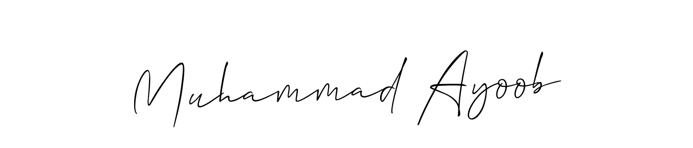 Make a short Muhammad Ayoob signature style. Manage your documents anywhere anytime using Allison_Script. Create and add eSignatures, submit forms, share and send files easily. Muhammad Ayoob signature style 2 images and pictures png