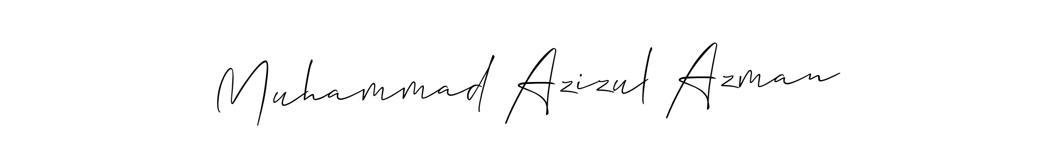 Best and Professional Signature Style for Muhammad Azizul Azman. Allison_Script Best Signature Style Collection. Muhammad Azizul Azman signature style 2 images and pictures png