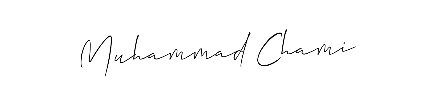 You can use this online signature creator to create a handwritten signature for the name Muhammad Chami. This is the best online autograph maker. Muhammad Chami signature style 2 images and pictures png