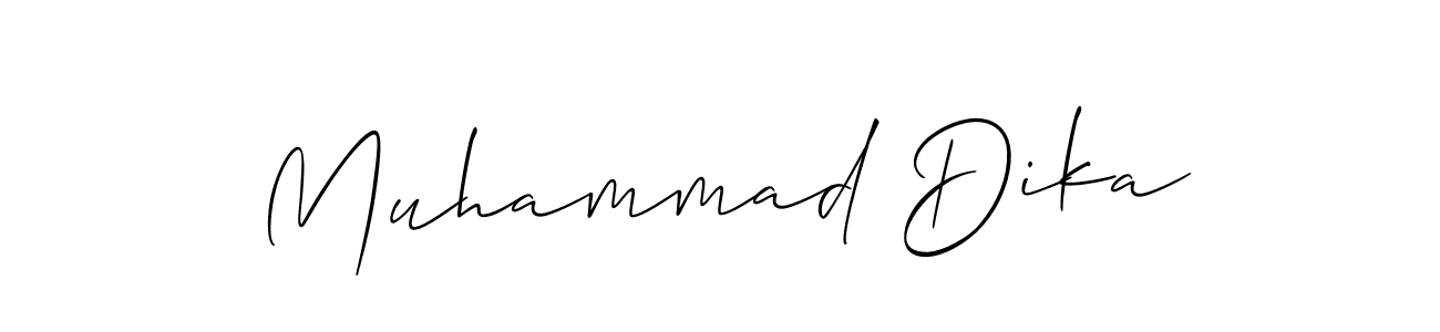 You can use this online signature creator to create a handwritten signature for the name Muhammad Dika. This is the best online autograph maker. Muhammad Dika signature style 2 images and pictures png