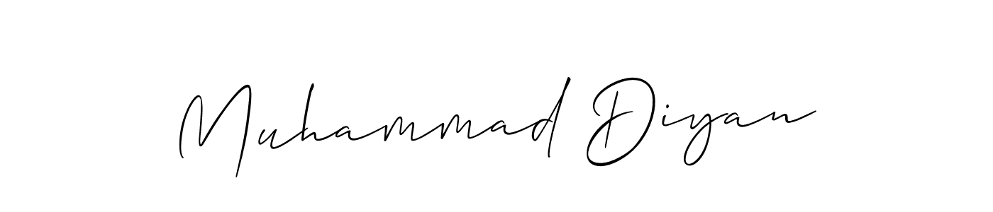 Make a beautiful signature design for name Muhammad Diyan. Use this online signature maker to create a handwritten signature for free. Muhammad Diyan signature style 2 images and pictures png