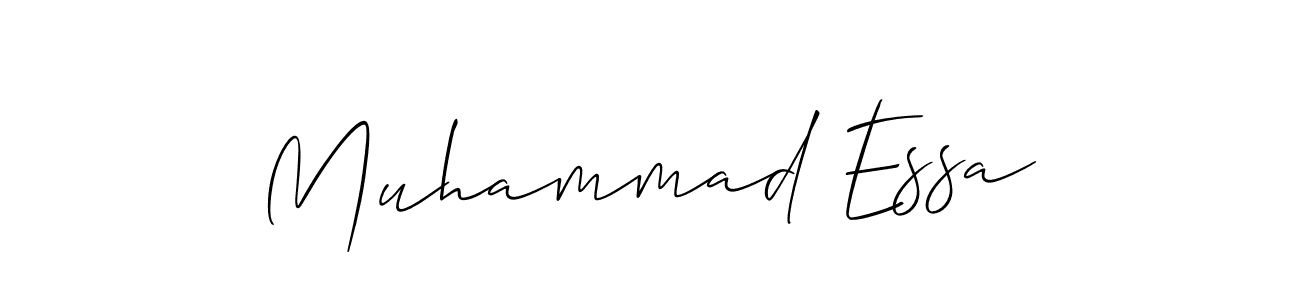 Once you've used our free online signature maker to create your best signature Allison_Script style, it's time to enjoy all of the benefits that Muhammad Essa name signing documents. Muhammad Essa signature style 2 images and pictures png