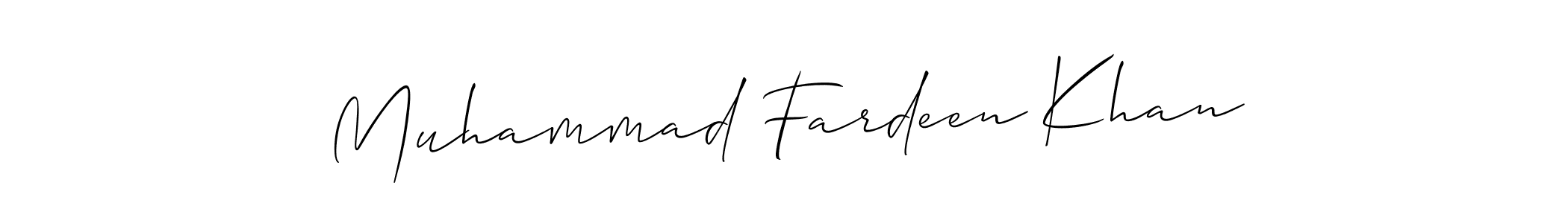 Make a beautiful signature design for name Muhammad Fardeen Khan. Use this online signature maker to create a handwritten signature for free. Muhammad Fardeen Khan signature style 2 images and pictures png