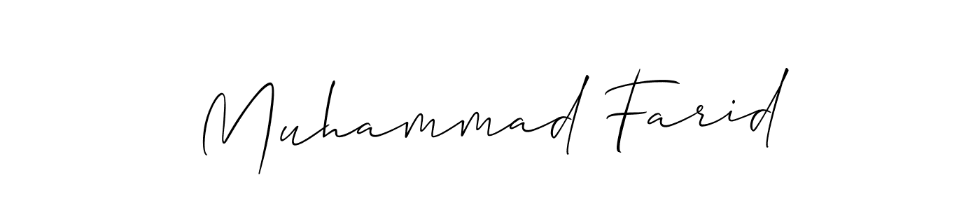 Best and Professional Signature Style for Muhammad Farid. Allison_Script Best Signature Style Collection. Muhammad Farid signature style 2 images and pictures png