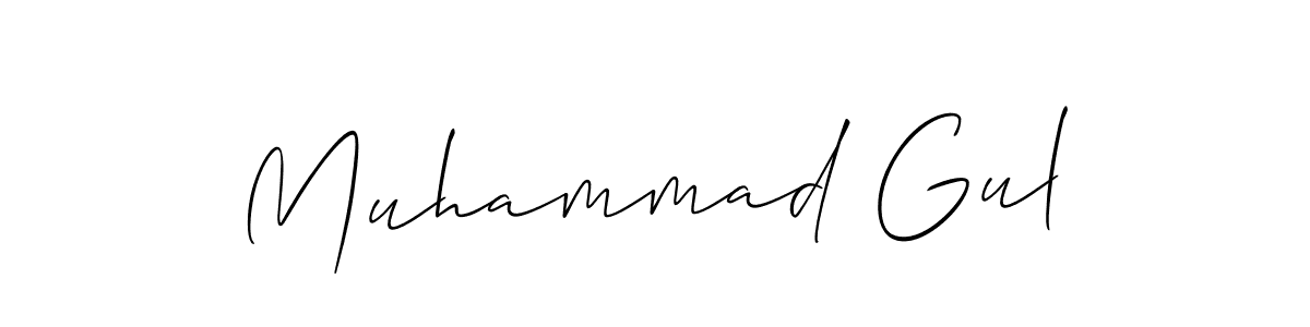 Muhammad Gul stylish signature style. Best Handwritten Sign (Allison_Script) for my name. Handwritten Signature Collection Ideas for my name Muhammad Gul. Muhammad Gul signature style 2 images and pictures png