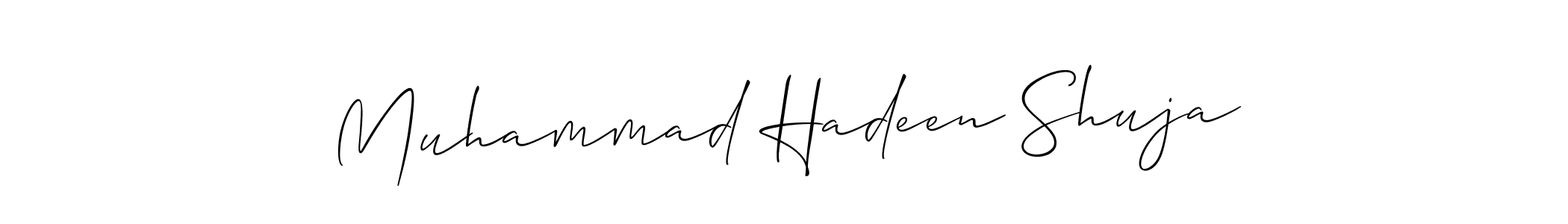 See photos of Muhammad Hadeen Shuja official signature by Spectra . Check more albums & portfolios. Read reviews & check more about Allison_Script font. Muhammad Hadeen Shuja signature style 2 images and pictures png