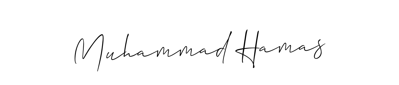 The best way (Allison_Script) to make a short signature is to pick only two or three words in your name. The name Muhammad Hamas include a total of six letters. For converting this name. Muhammad Hamas signature style 2 images and pictures png