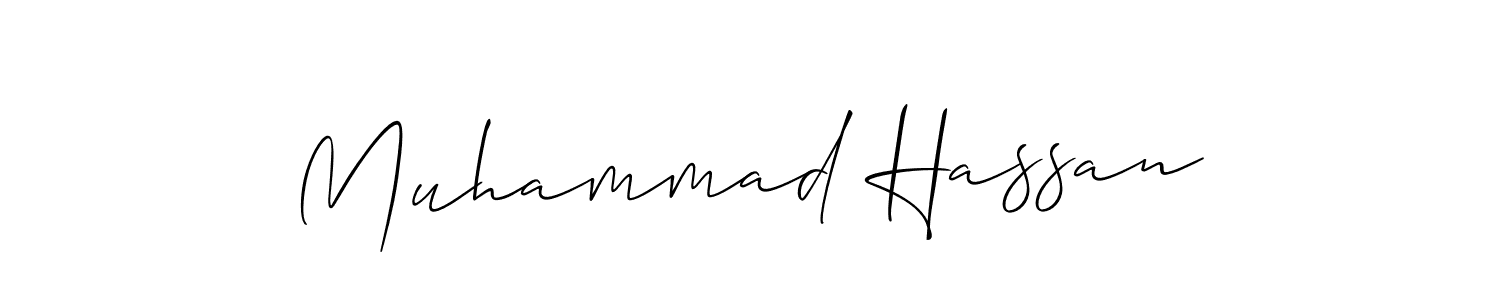 It looks lik you need a new signature style for name Muhammad Hassan. Design unique handwritten (Allison_Script) signature with our free signature maker in just a few clicks. Muhammad Hassan signature style 2 images and pictures png