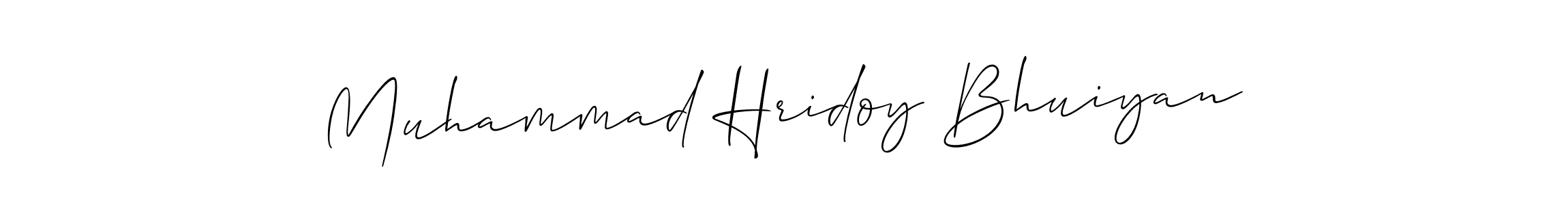 Make a beautiful signature design for name Muhammad Hridoy Bhuiyan. Use this online signature maker to create a handwritten signature for free. Muhammad Hridoy Bhuiyan signature style 2 images and pictures png
