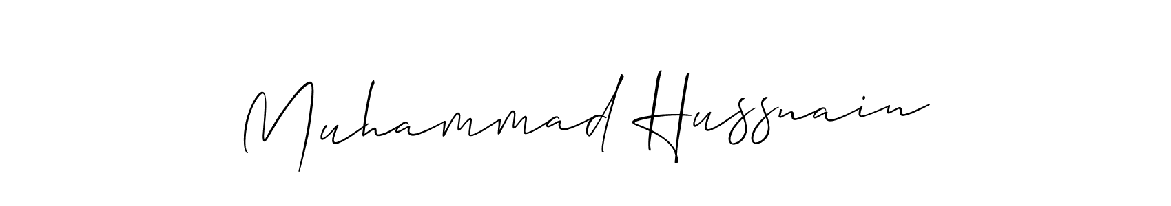 Similarly Allison_Script is the best handwritten signature design. Signature creator online .You can use it as an online autograph creator for name Muhammad Hussnain. Muhammad Hussnain signature style 2 images and pictures png