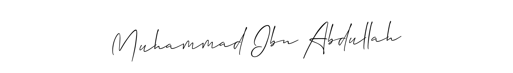 It looks lik you need a new signature style for name Muhammad Ibn Abdullah. Design unique handwritten (Allison_Script) signature with our free signature maker in just a few clicks. Muhammad Ibn Abdullah signature style 2 images and pictures png