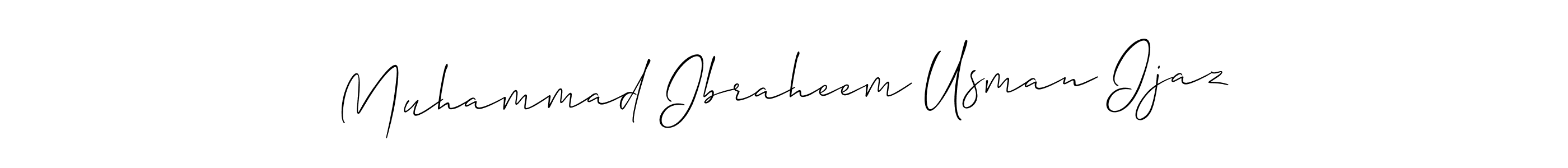 Make a beautiful signature design for name Muhammad Ibraheem Usman Ijaz. Use this online signature maker to create a handwritten signature for free. Muhammad Ibraheem Usman Ijaz signature style 2 images and pictures png