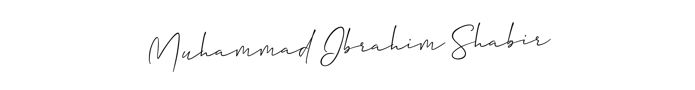 Once you've used our free online signature maker to create your best signature Allison_Script style, it's time to enjoy all of the benefits that Muhammad Ibrahim Shabir name signing documents. Muhammad Ibrahim Shabir signature style 2 images and pictures png