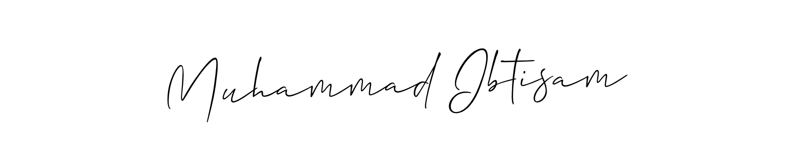 How to make Muhammad Ibtisam signature? Allison_Script is a professional autograph style. Create handwritten signature for Muhammad Ibtisam name. Muhammad Ibtisam signature style 2 images and pictures png