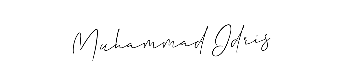 Make a beautiful signature design for name Muhammad Idris. Use this online signature maker to create a handwritten signature for free. Muhammad Idris signature style 2 images and pictures png