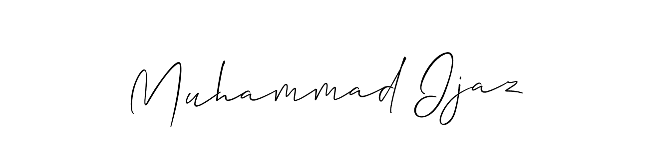 See photos of Muhammad Ijaz official signature by Spectra . Check more albums & portfolios. Read reviews & check more about Allison_Script font. Muhammad Ijaz signature style 2 images and pictures png