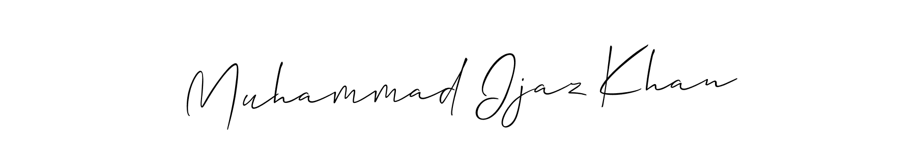 Check out images of Autograph of Muhammad Ijaz Khan name. Actor Muhammad Ijaz Khan Signature Style. Allison_Script is a professional sign style online. Muhammad Ijaz Khan signature style 2 images and pictures png