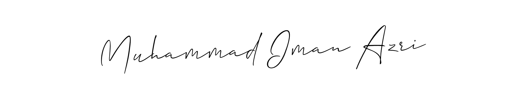 if you are searching for the best signature style for your name Muhammad Iman Azri. so please give up your signature search. here we have designed multiple signature styles  using Allison_Script. Muhammad Iman Azri signature style 2 images and pictures png