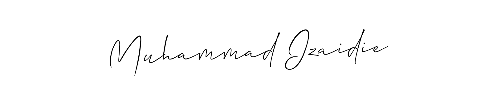 You can use this online signature creator to create a handwritten signature for the name Muhammad Izaidie. This is the best online autograph maker. Muhammad Izaidie signature style 2 images and pictures png