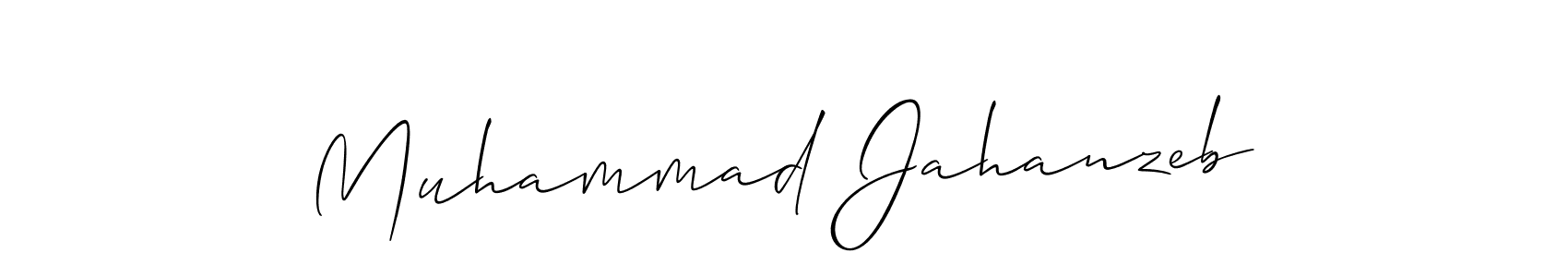 Make a beautiful signature design for name Muhammad Jahanzeb. With this signature (Allison_Script) style, you can create a handwritten signature for free. Muhammad Jahanzeb signature style 2 images and pictures png