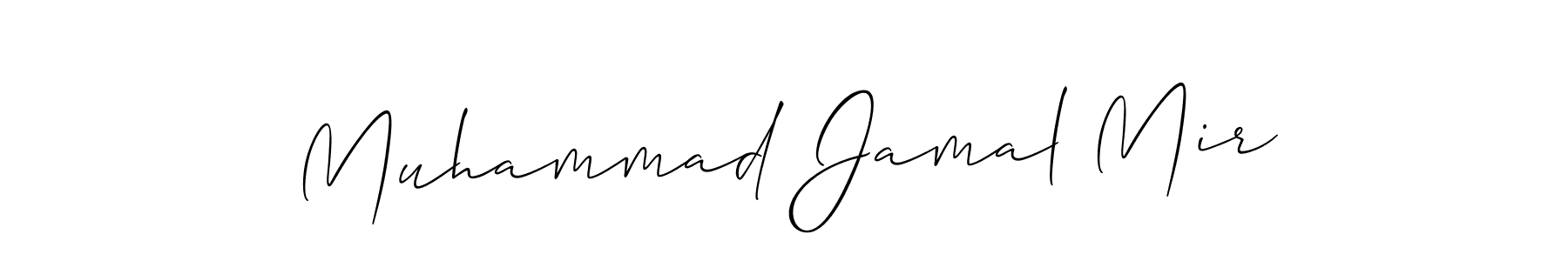 Also we have Muhammad Jamal Mir name is the best signature style. Create professional handwritten signature collection using Allison_Script autograph style. Muhammad Jamal Mir signature style 2 images and pictures png