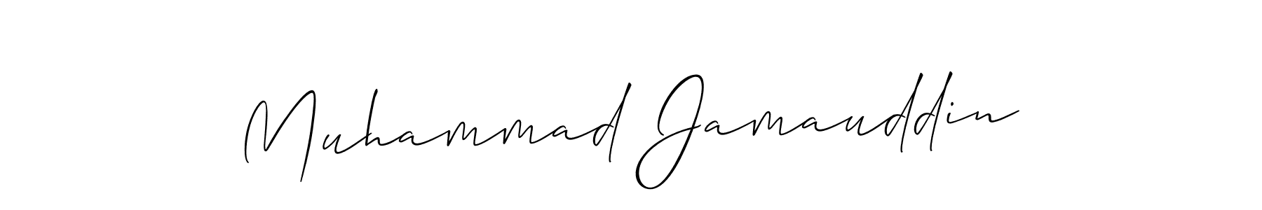 How to Draw Muhammad Jamauddin signature style? Allison_Script is a latest design signature styles for name Muhammad Jamauddin. Muhammad Jamauddin signature style 2 images and pictures png