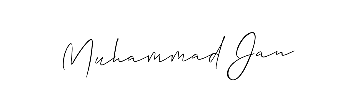 Create a beautiful signature design for name Muhammad Jan. With this signature (Allison_Script) fonts, you can make a handwritten signature for free. Muhammad Jan signature style 2 images and pictures png