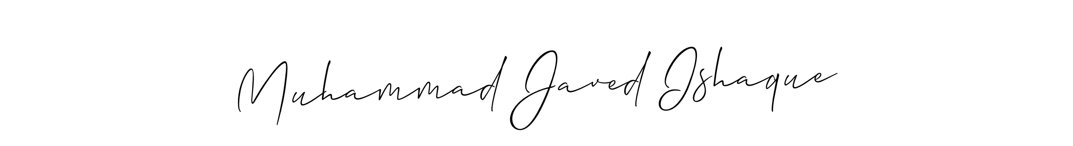 It looks lik you need a new signature style for name Muhammad Javed Ishaque. Design unique handwritten (Allison_Script) signature with our free signature maker in just a few clicks. Muhammad Javed Ishaque signature style 2 images and pictures png