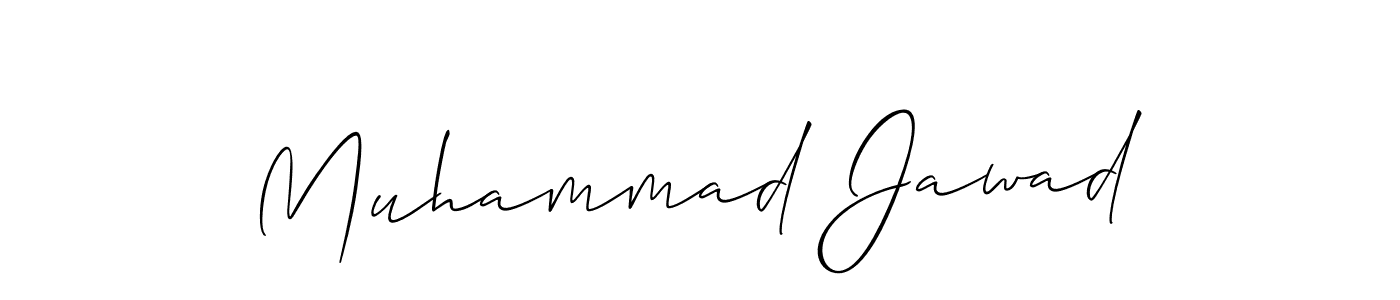 Muhammad Jawad stylish signature style. Best Handwritten Sign (Allison_Script) for my name. Handwritten Signature Collection Ideas for my name Muhammad Jawad. Muhammad Jawad signature style 2 images and pictures png