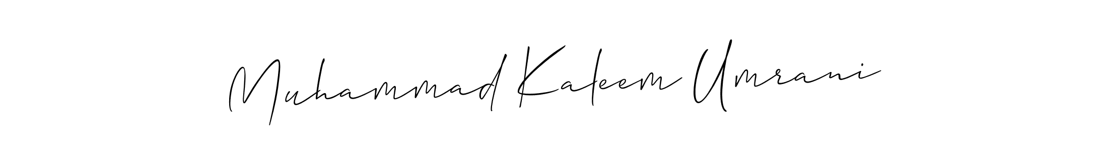 Make a beautiful signature design for name Muhammad Kaleem Umrani. Use this online signature maker to create a handwritten signature for free. Muhammad Kaleem Umrani signature style 2 images and pictures png