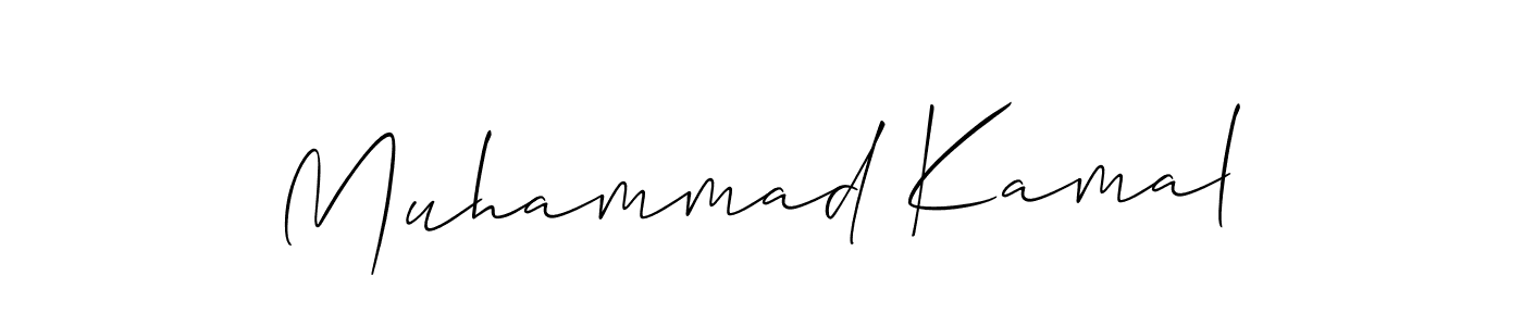 if you are searching for the best signature style for your name Muhammad Kamal. so please give up your signature search. here we have designed multiple signature styles  using Allison_Script. Muhammad Kamal signature style 2 images and pictures png