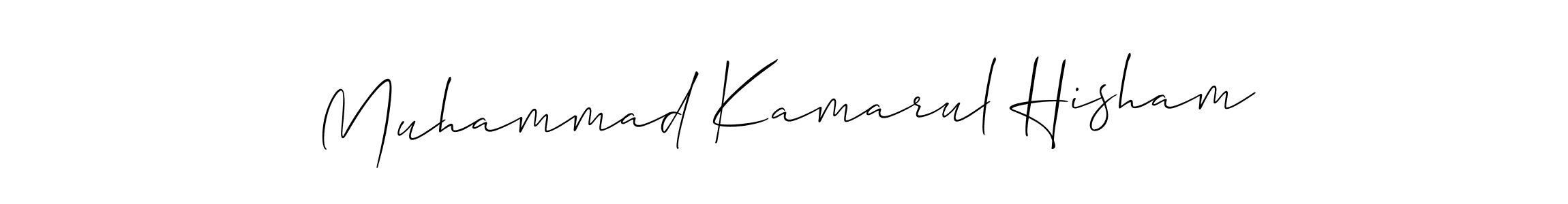 Make a beautiful signature design for name Muhammad Kamarul Hisham. Use this online signature maker to create a handwritten signature for free. Muhammad Kamarul Hisham signature style 2 images and pictures png