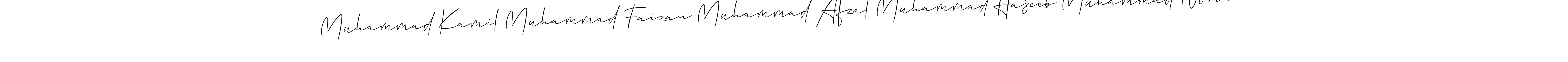 Also we have Muhammad Kamil Muhammad Faizan Muhammad Afzal Muhammad Haseeb Muhammad Noman name is the best signature style. Create professional handwritten signature collection using Allison_Script autograph style. Muhammad Kamil Muhammad Faizan Muhammad Afzal Muhammad Haseeb Muhammad Noman signature style 2 images and pictures png